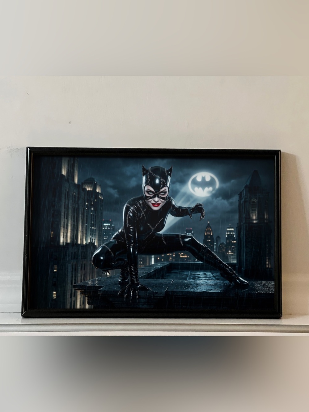 Michelle Pfeiffer Catwoman Art Poster